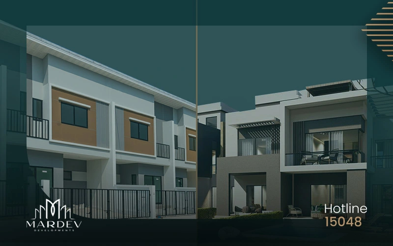 الفرق بين التاون هاوس والتوين هاوس